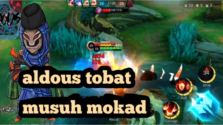 aldous tobat geprekannya bikin mokad