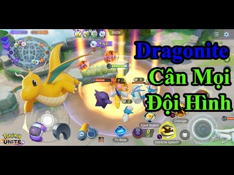 Pokemon UNITE - Dragonite Đấm Rụng Răng Từng Đứa Cân Mọi Đội Hình