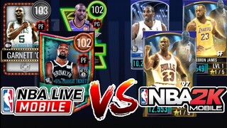 ULTIMATE Top 10 PLAYS! | NBA Live Mobile vs. NBA 2K Mobile | Battle of the BEST Highlights