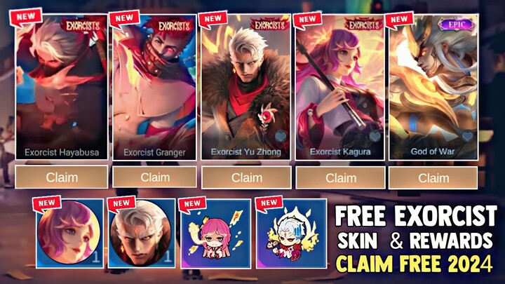 NEW EXORCISTS EVENT! CLAIM YOUR FREE EXORCIST SKIN AND EPIC SKIN + REWARDS! | MOBILE LEGENDS 2024