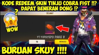 KODE REDEEM FREE FIRE HARI INI 11 OKTOBER TERBARU 2021 - GARENA FREE FIRE