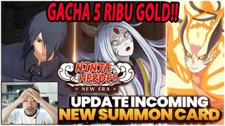 🔥🔥AKHIRNYA 5 RIBU GOLD GACHA PALING HOKI SETELAH MAINTENANCE!! - NINJA HEROES NEW ERA