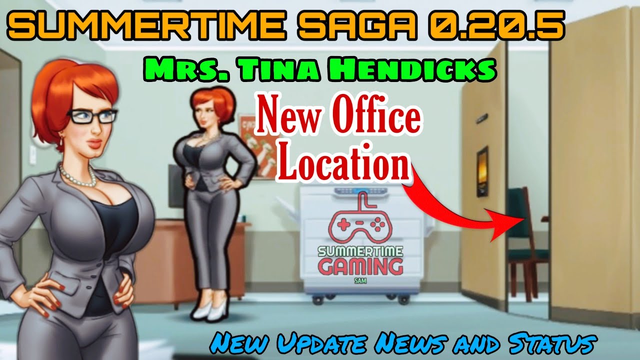 Summertime Saga 0.20.5 Update | Mrs Tina Hendricks New Office Location &  Status Update - Bilibili