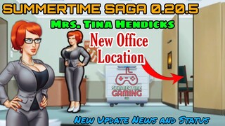 Summertime Saga 0.20.5 Update | Mrs Tina Hendricks New Office Location & Status Update