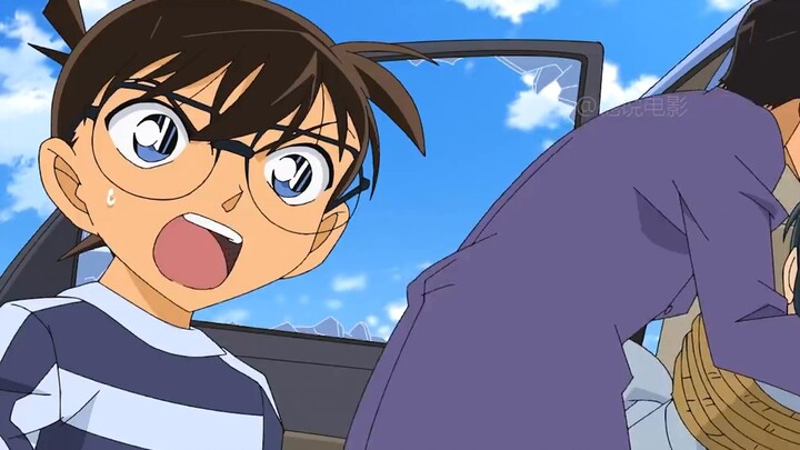Penjahat dalam "Detektif Conan" benar-benar menembak seorang penumpang di kereta bawah tanah dari ja