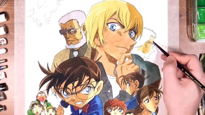 Detective Conan (名探偵コナン_ ゼロの執行人) - Watercolor Painting - Part 2