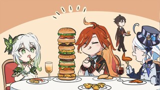 [Weak-hearted True Lord] Mavica: It’s a KFC collaboration🍔!!! Grass God: Is it okay to eat so much?