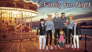 Family Night Carnival With 6 Kids SIMS FREEPLAY