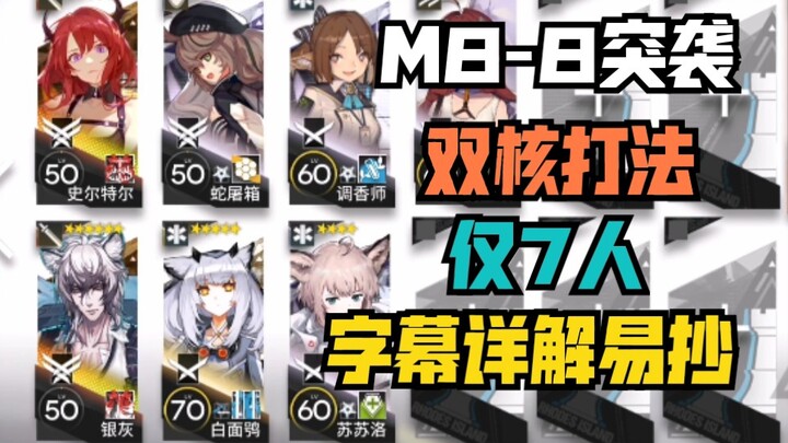 [M8-8 Raid] Dual-core Silver-Gray 42: A Simple and Easy-to-Copy Lower-spec Strategies, Subtitled Exp