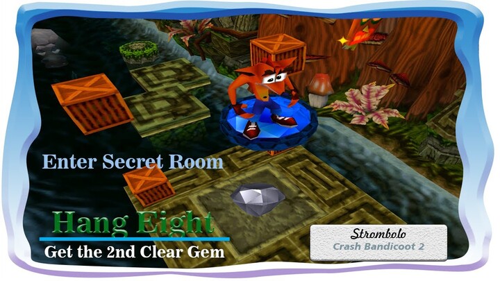 Mendapatkan Clear Gem Kedua di Hang Eight Stage 1.3 Crash Bandicoot 2 Cortex Strike Back