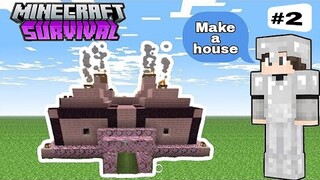 Can  I make house in Minecraft? | Make *Iron armor* |#minecraft #minecrafthouse #technogamerz