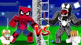 UPGRADED Venom VS SPIDERMAN Mob Battle || Minecraft PE