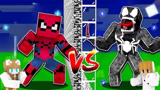 UPGRADED Venom VS SPIDERMAN Mob Battle || Minecraft PE