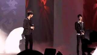 Under the spotlight, my shadow kissed you for me; my shadow crossed four times to protect you for me