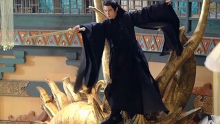 【Xiao Zhan】230718 Jade Bone Yao Behind the Scenes Black Clothes Shadow Fighting Scenes Behind the Sc