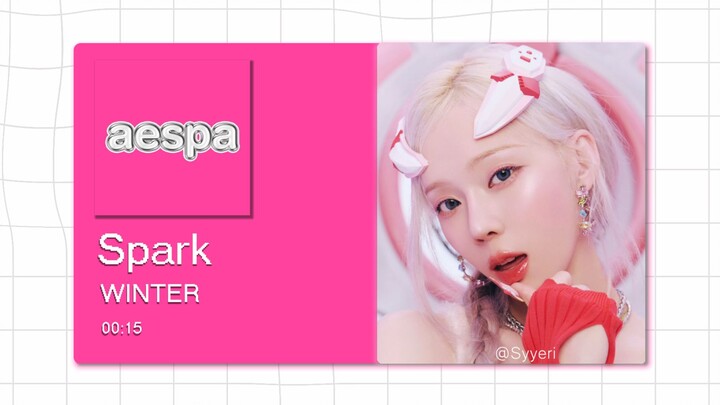 [8D Surround Sound] Spark - Kim Min-jeong (WINTER) Please use headphones.
