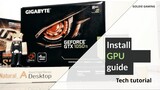 Gigabyte 1050ti vlog | How to install GPU | Goldie YT