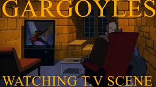 Gargoyles The Movie: Awakening, Part III: Hudson's TV Scene