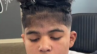 It turns out that some people's hairline is connected to their eyebrows...