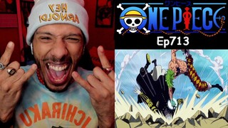 One Piece Episode 713 Reaction | Anything He Can Do, I Can Do Too, I Can Do Anything Just Like You |