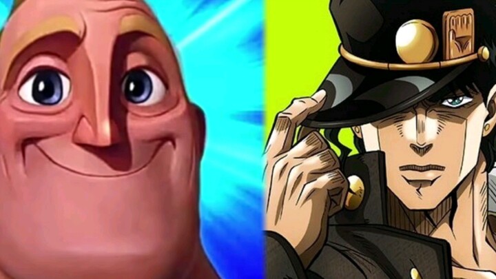 Mr Incredible melihat versi berbeda dari Jotaro Kujo...