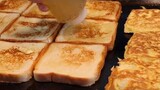 Bánh Mì Nướng Thịt Xông Khói Phô Mai Chiên Giòn - Món Ăn Đường Phố Hàn Quốc