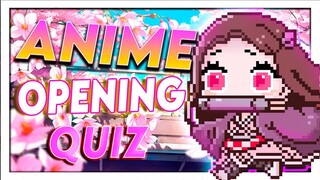 GUESS THE ANIME OPENING QUIZ 🎸🤘  30 OPENINGS - 8-BIT EDITION (VERY EASY)  💗