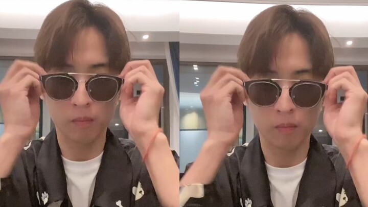 [Li Xiang] Once you put on sunglasses, no one loves you! Snow hey hey hey~