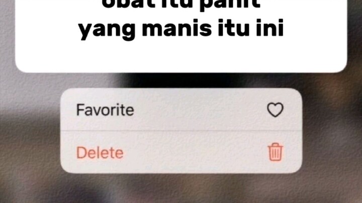 Obatnya Langsung manis cuy🥴