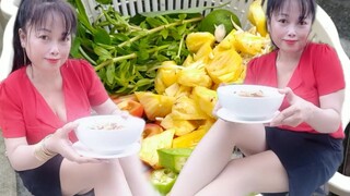 #43 Cách làm món ngon mỗi ngày Nấu canh chua tôm thật ngon cho bữa cơm chiều @Tường Lam Vlogs