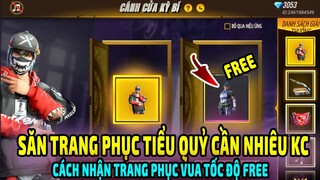 Test Cách Săn Trang Phục Tiểu Quỷ Trong Cánh Cửa Kỳ Bí Cần Nhiêu KC || Free Fire