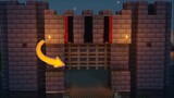 How to Make Realistic Castle Gate in Minecraft