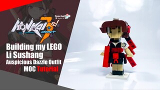 LEGO Honkai Impact 3rd Li Sushang Auspicious Dazzle Outfit Chibi MOC Tutorial | Somchai Ud