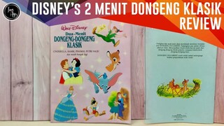 [ REVIEW ] Walt Disney's Book - Buku Dua Menit Dongeng Klasik Cinderella Bambi Pinokio Snow White