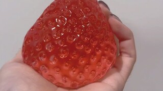 Oily and smooth-as-silky strawberry fists