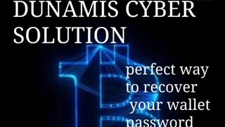 TEACHING OF HOW my LOST WALLET PASSWORD WAS RECOVER FROM  DUNAMIS CYBER SOLUTION