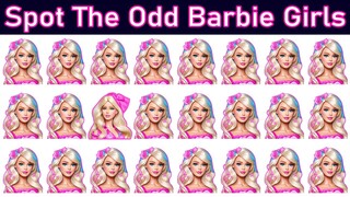 Can You Spot the Odd One Out Barbie quiz #82 | Spot The Difference Barbie | Barbie Movie Quiz❓