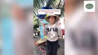 Cô gái 'ĐỨNG RAP' bên xe nước mía hút '17 TRIỆU VIEW' nhờ sự đáng yêu #doisongmoingay