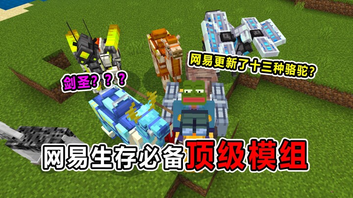 网易生存必备顶级模组！36种全新附魔！骆驼竟然也有新品种了？