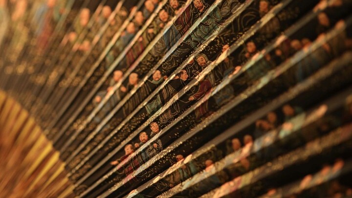 Khi những chiếc quạt trong các di vật khảo cổ được tái hiện thành đồ thật, quả thực quá tuyệt!