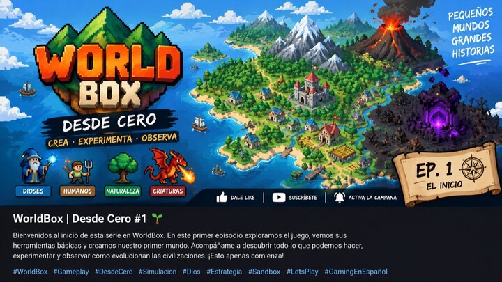 🎮 Worldbox—Comenzando Desde Cero.#1
