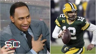 Stephen A. "can't still sit" Aaron Rodgers throws 4 TD, 341 Yds as Packers dominate Bears 45-30
