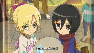 Pertarungan Mikasa Dan Annie 💥❗❗(Attack on Titan: Junior High School Eps.09 Part.37 Sub Indo)