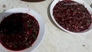 Cách đánh Tiêt canh vịt , co thêm sả, la chanh mới ngon, va món chả cầy vit,