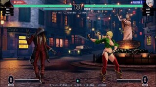 KOF15　覇者vs拳皇　アッシュの暴走コンボ　ジョー東も面白い