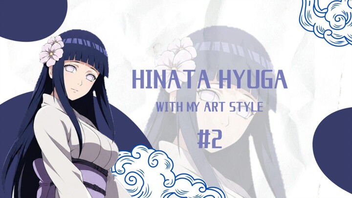 menggambar dan membahas tentang hinata hyugha part2
