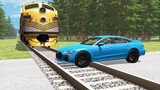 Cars vs Rails | BeamNG.Drive