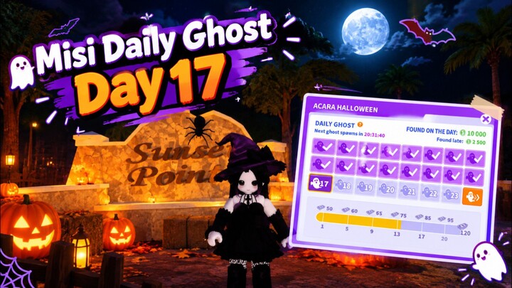 Misi Daily Ghost Day 17 Bloxburg Event Halloween