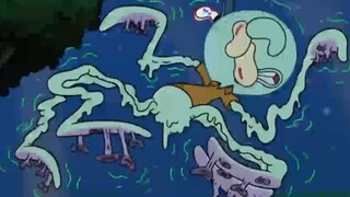 Squidward bị lừa và bị đưa lên mặt trăng trong tình trạng choáng váng, suýt chết!