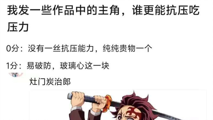 Evaluation of the Stress Resistance of the Protagonists in the Following Works